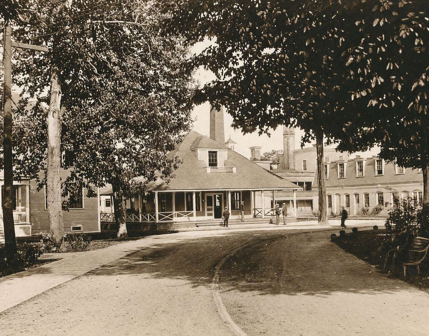 Home Store Togus Maine in 1905 Vintage Print (7 Sizes) - Restored