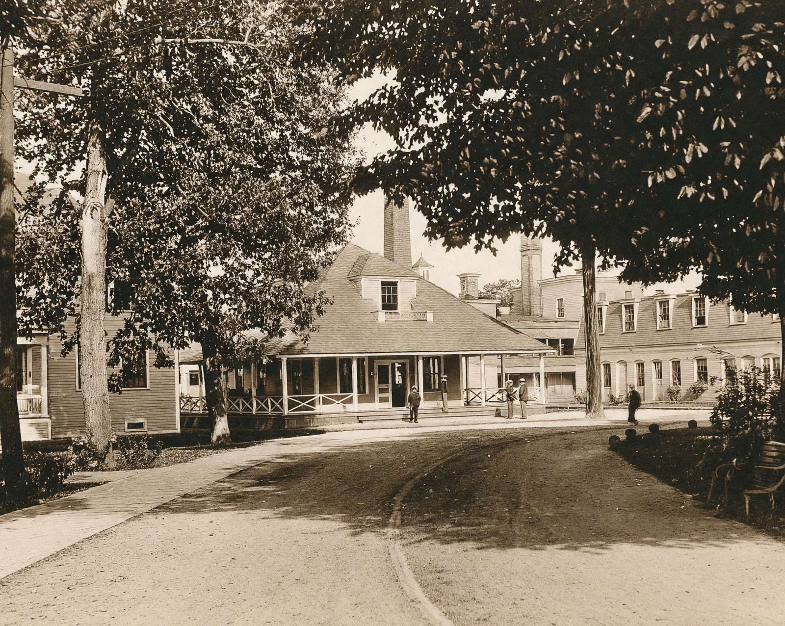 Home Store in Togus in 1905 vintage print