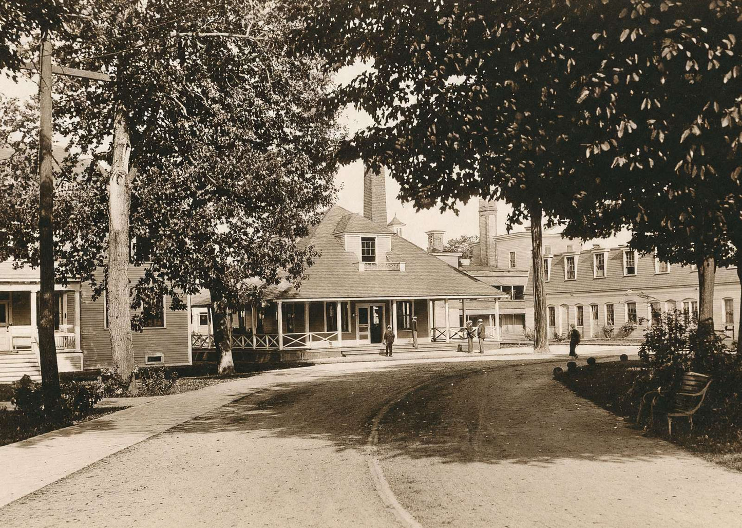 Home Store Togus Maine in 1905 Vintage Print (7 Sizes) - Restored