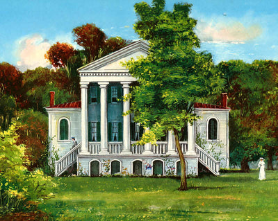 Home of James Monroe at Oak Hill vintage print