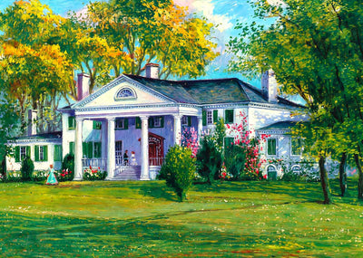 Home of James Madison Montpelier VA Art Print (7 Sizes) - Premium Quality