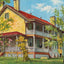 Home of Zachary Taylor Louisville Vintage Print (7 Sizes) - Acid Free