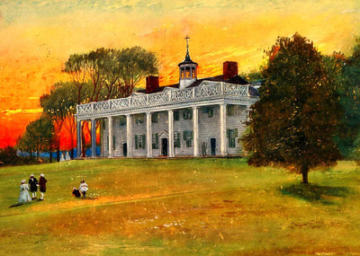 Home of George Washington Mount Vernon Art Print (7 Sizes) - Acid Free