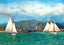 Honolulu Harbor in 1909 Vintage Print (7 Sizes) - Premium Print