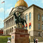 Hooker Monument and State House, Boston, MA in 1903 Vintage Print (7 Sizes)