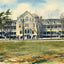 Hospital Togus Maine in 1905 Art Print (7 Sizes) - Enhanced