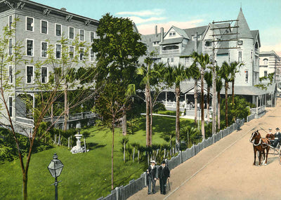 Hotel Magnolia St Augustine FL in 1909 Vintage Print (7 Sizes) - Reproduction