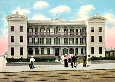 Hotel Dieu New Orleans in 1907 Vintage Print (7 Sizes) - Premium Quality