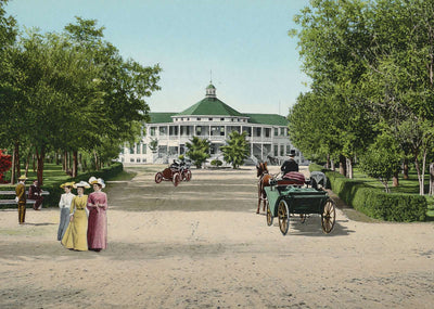 Hot Wells San Antonio in 1906 Vintage Print (7 Sizes) - Premium Print