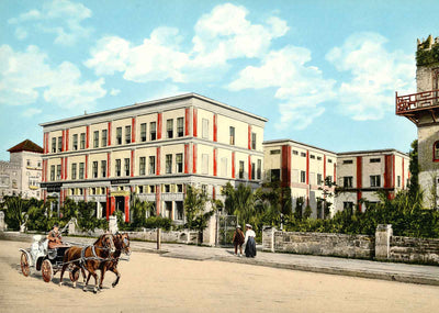 Hotel Granada St Augustine FL in 1908 Vintage Print (7 Sizes) - Retouched