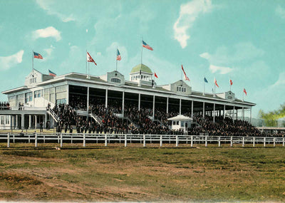 Oak Lawn Race Track Hot Springs AR in 1906 Vintage Print (7 Sizes)