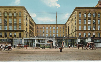 Hotel Albion Augusta GA in 1907 Vintage Print (7 Sizes) - Premium Quality
