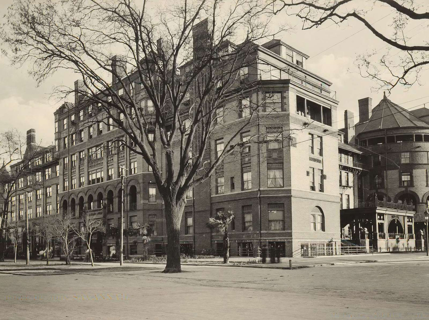 Hotel DE Soto Savannah GA in 1904 Vintage Print (7 Sizes) - Acid Free