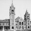 City Hall and Market House Houston in 1907 Vintage Print (7 Sizes) - Retouched