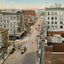 Main Street Houston in 1908 Vintage Print (7 Sizes) - Premium Quality