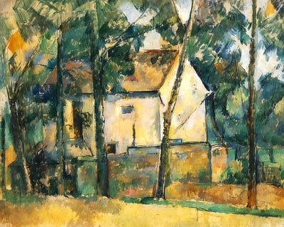 House and Trees art print by Paul Cezanne (1894)