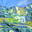 Houses at the L'Estaque art print by Paul Cezanne (1880)