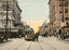 Main St Looking North from Texas Ave Houston in 1906 Vintage Print (7 Sizes)