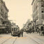 Main St Looking North from Texas Ave Houston in 1907 Vintage Print (7 Sizes)