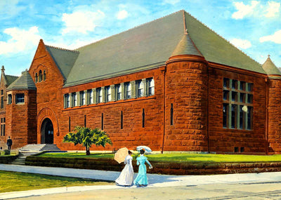 Howard Library New Orleans in 1908 Art Print (7 Sizes) - High Quality