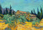Huts Surrounded by Olive Trees by Vincent van Gogh Fine Art Print (6 Sizes)