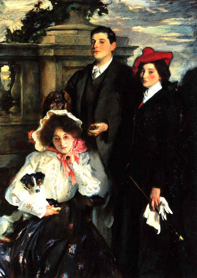 Hylda, Almina and Conway, Children of Asher 1905 Sargent Print (6 Sizes)
