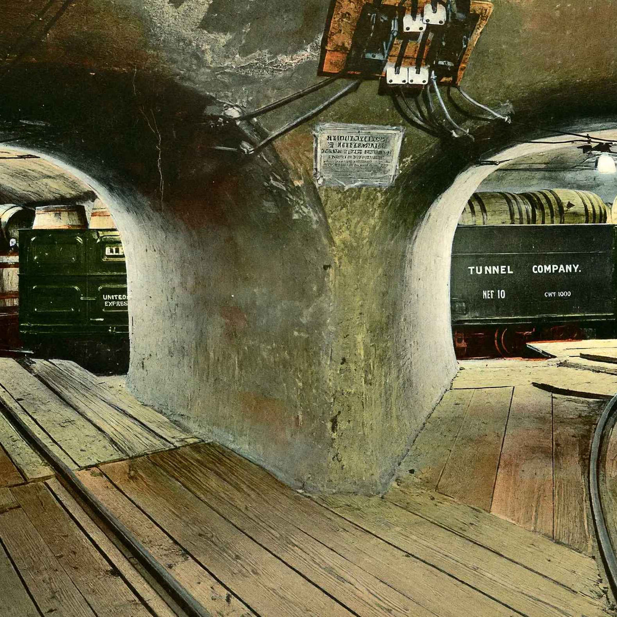 Illinois Tunnel Chicago in 1905 Vintage Print (7 Sizes) - Premium Quality