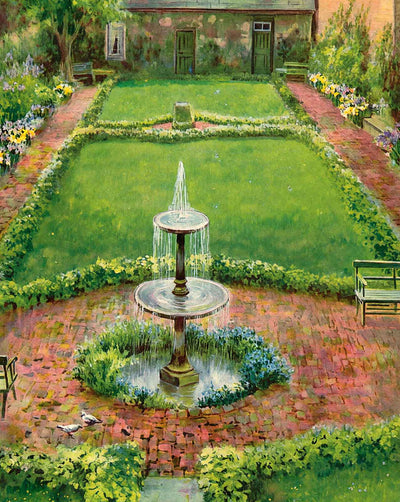 April vintage print