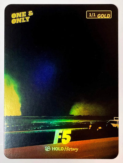 F5 Wedge Tornado (Jarrell Texas) Holographic Card - 2023 GleeBeeCo