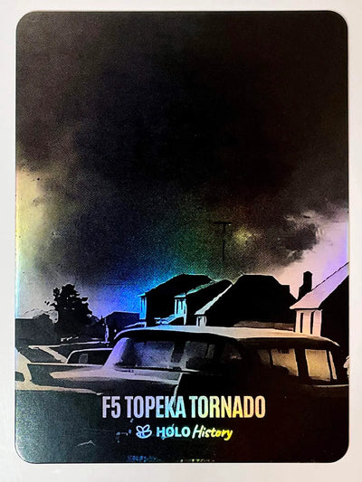 F5 Topeka Tornado Card - 2023 GleeBeeCo #F5KN (1966 Photo in Kansas)