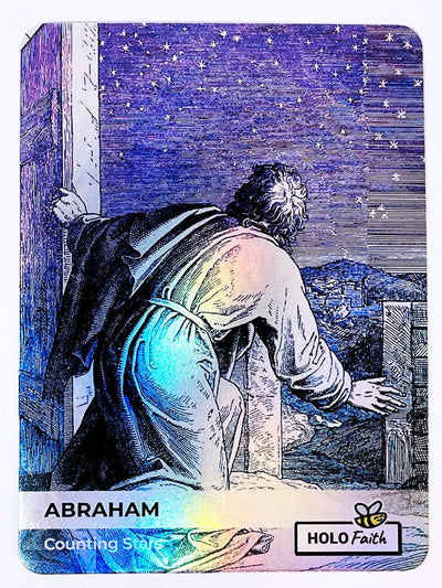 Abraham Counting Stars Holo Trading Card - 2023 GleeBeeCo Holo Faith