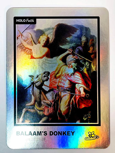 Balaam's Donkey Trading Card - 2023 GleeBeeCo Holo Faith (Holographic)