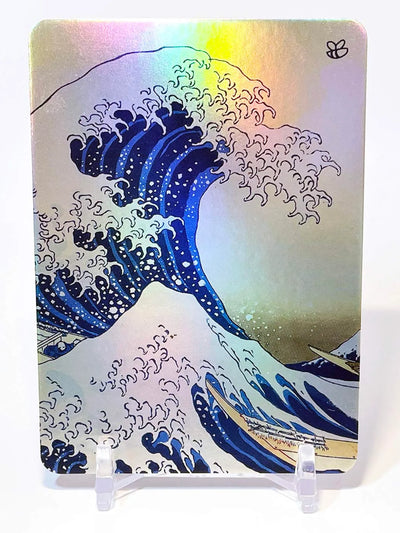 Great Wave of Off Kanagawa Card - 2023 GleeBeeCo Holo Paint