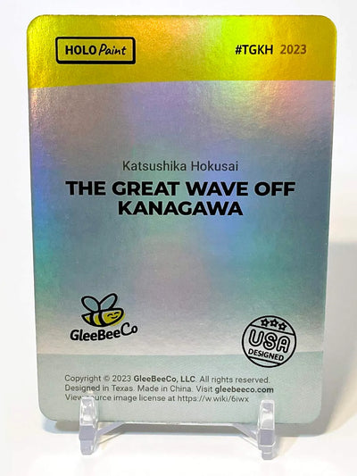 Great Wave of Off Kanagawa Card - 2023 GleeBeeCo Holo Paint