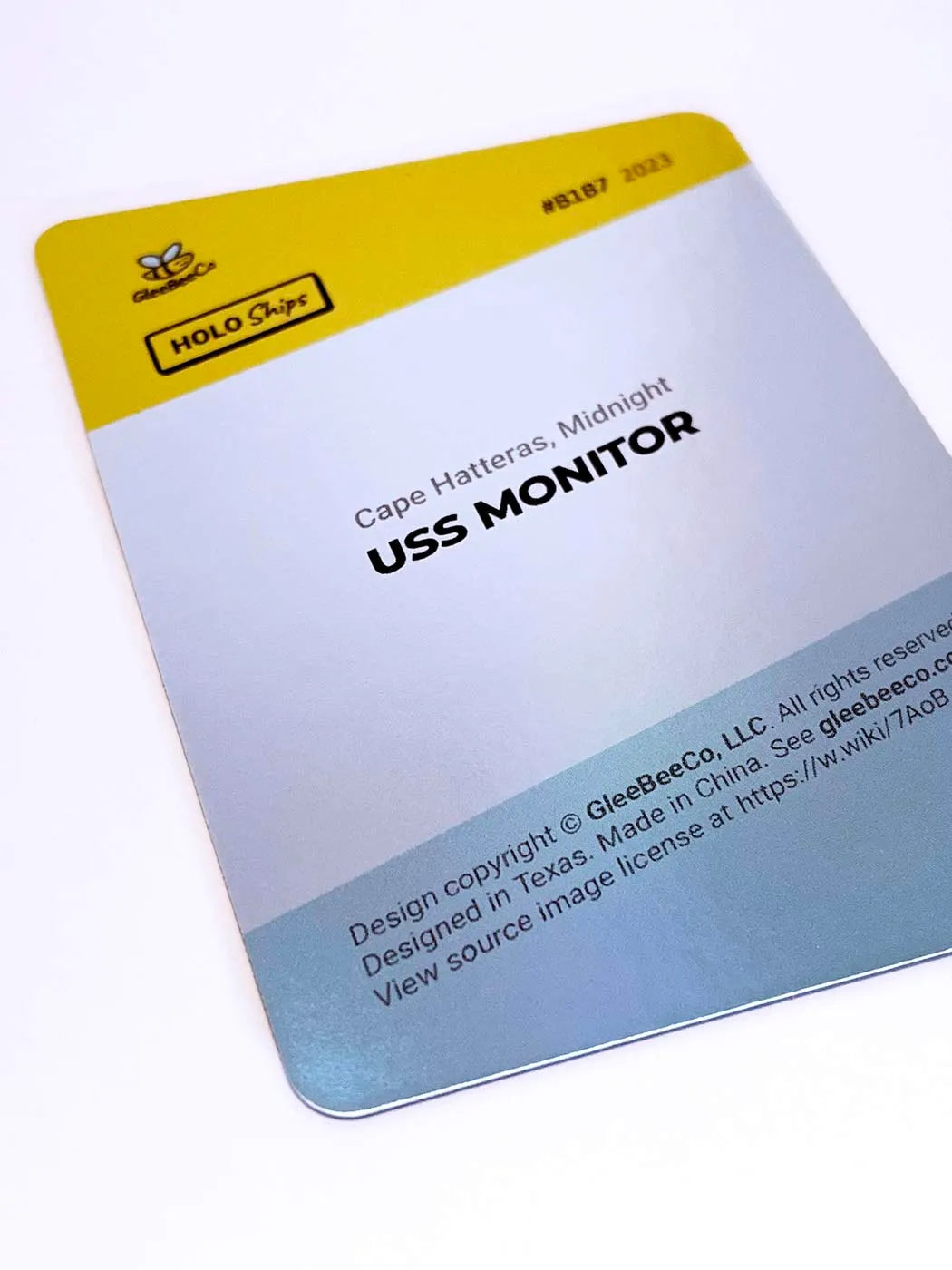 Loss of the USS Monitor Card (Cape Hatteras) - 2023 GleeBeeCo Holo