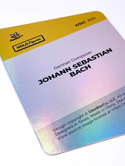 Johann Sebastian Bach Trading Card (Holographic) 2023 Holo Figures