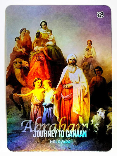 Abraham Journey to Canaan Trading Card - 2023 GleeBeeCo Holo Faith