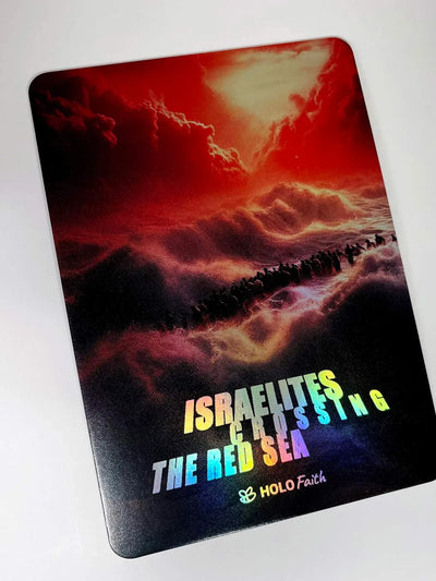 Israelites Crossing the Red Sea Holo Card 2023 GleeBeeCo Holo Faith