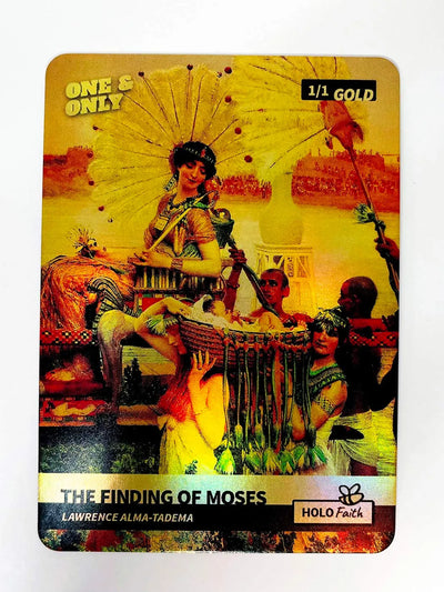 The Finding of Moses Card (Alma-Tadema) 2023 GleeBeeCo Holo Faith 1/1