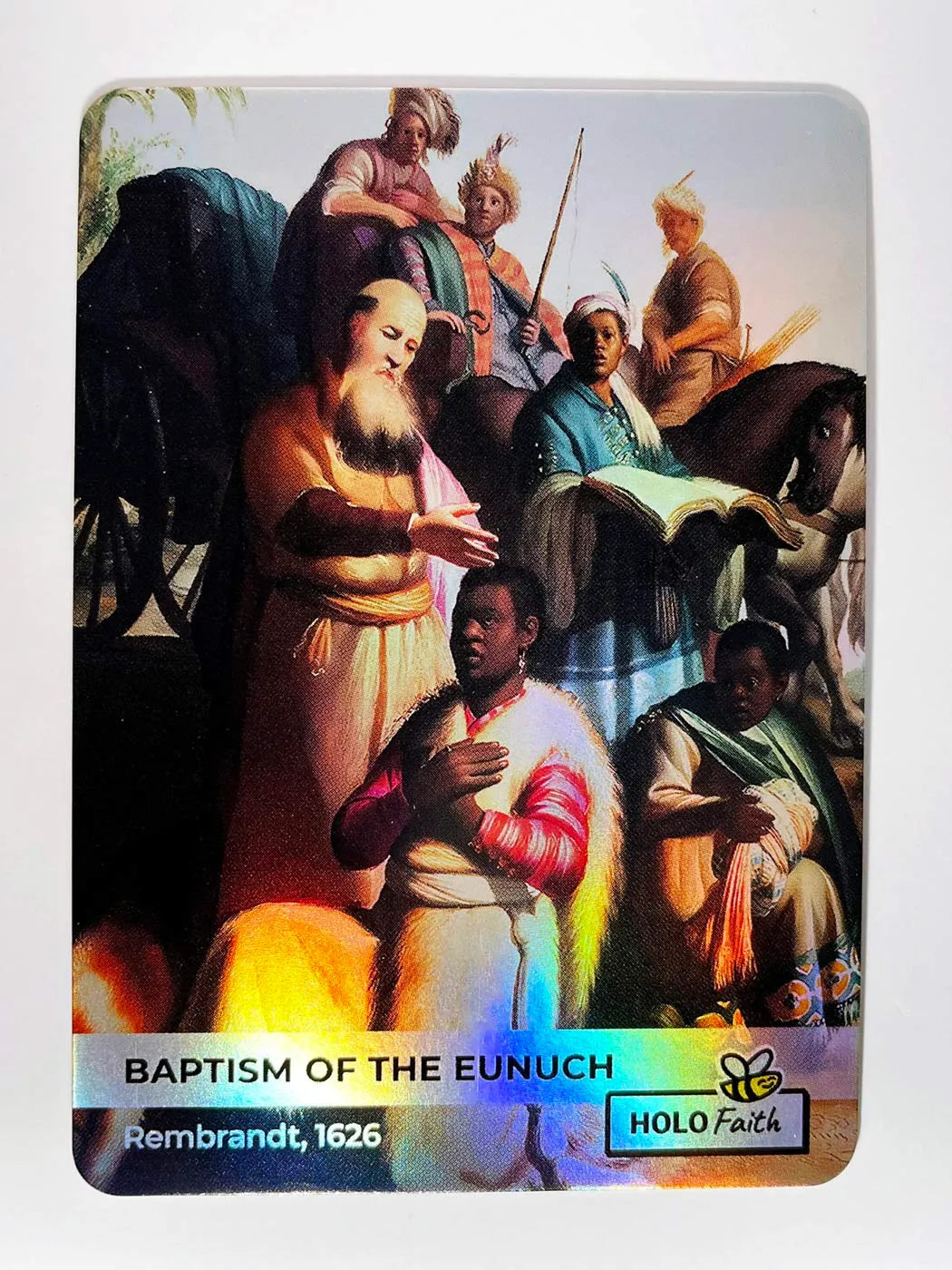 Baptism of the Eunuch Rembrandt Painting Card - 2023 GleeBeeCo #THRM