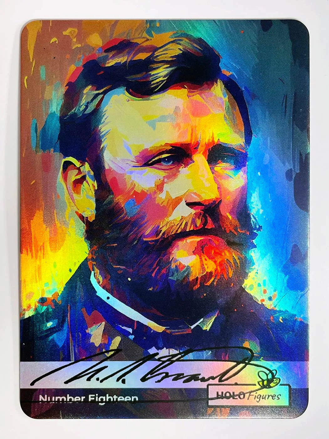 Ulysses S. Grant "Number Eighteen" Holo Signature Card - 2023 GleeBeeCo