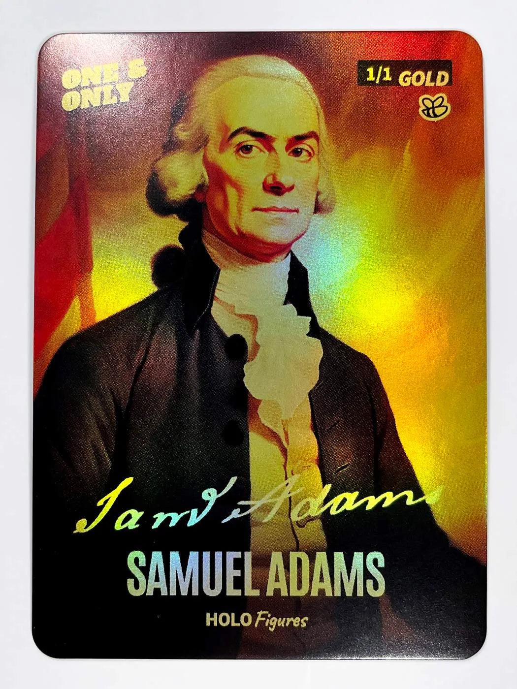 1/1 Samuel Adams Holographic Gold Signature Card - 2023 GleeBeeCo