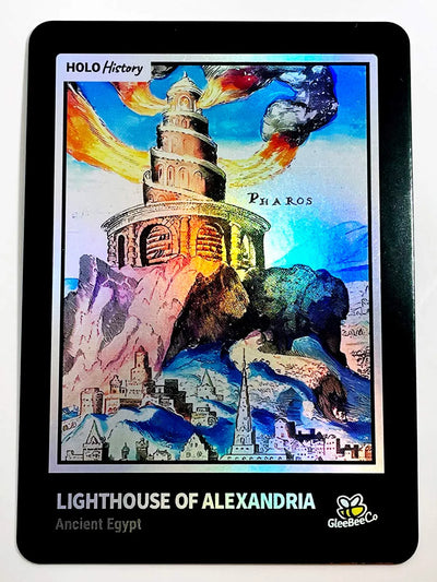 Lighthouse of Alexandria Card - 2023 GleeBeeCo Holographic Egypt