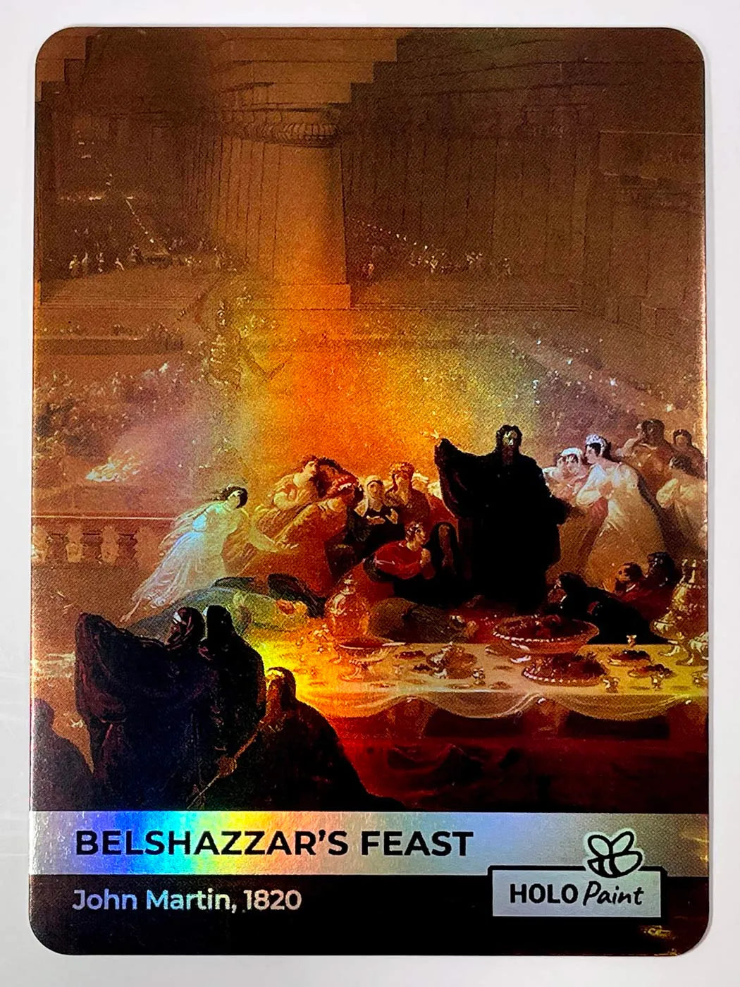 Belshazzar's Feast Trading Card Painting (John Martin) - 2023 GleeBeeCo