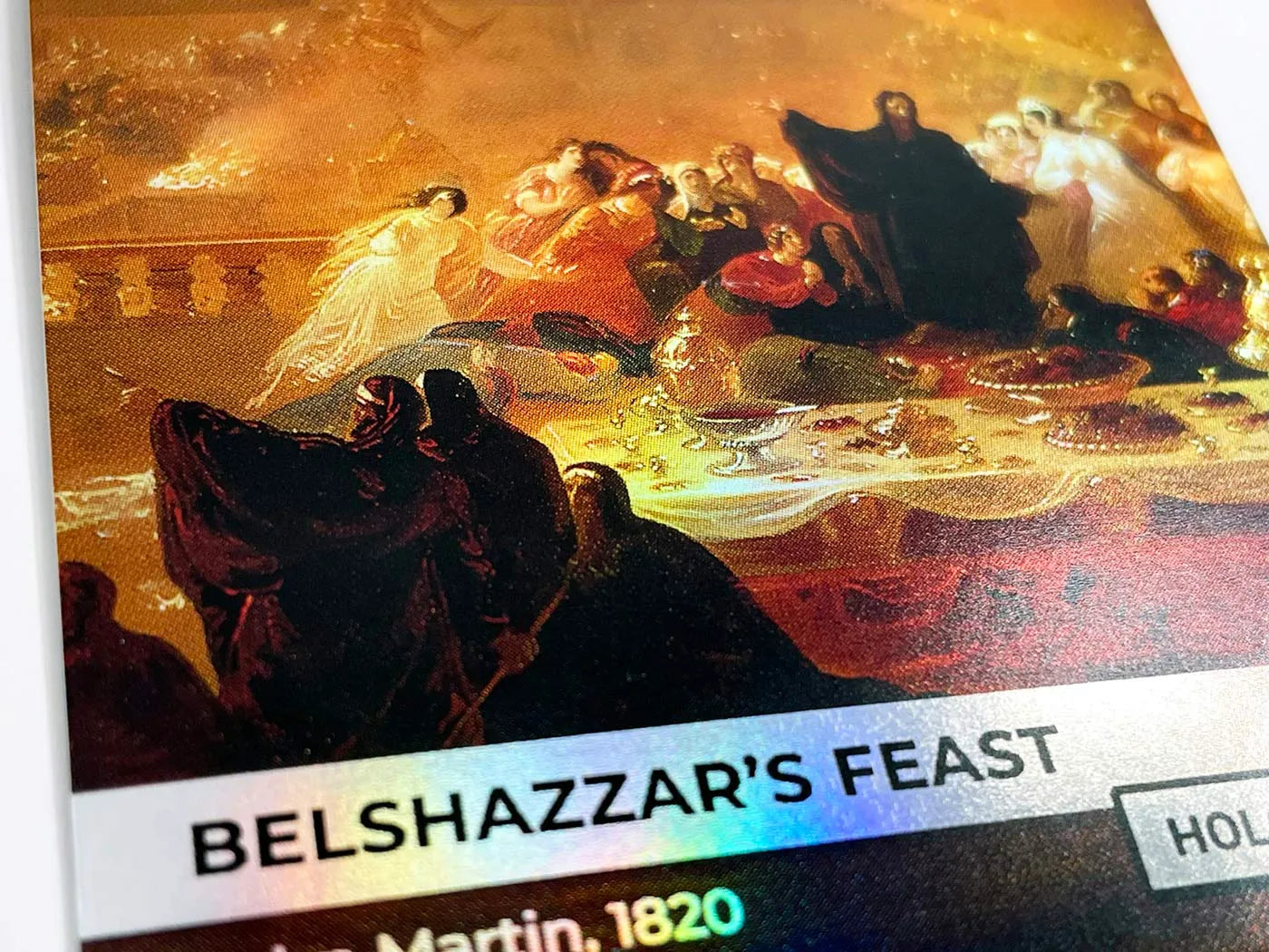 Belshazzar's Feast Trading Card Painting (John Martin) - 2023 GleeBeeCo