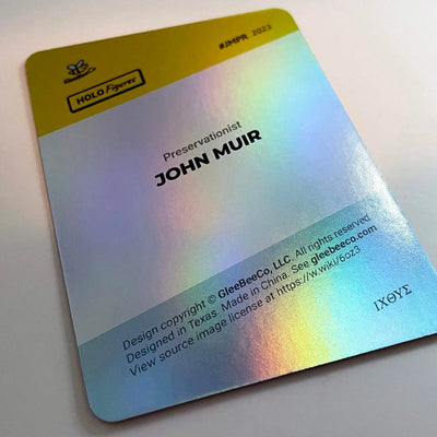 John Muir Signature Card - 2023 GleeBeeCo Holo Figures #JMPR