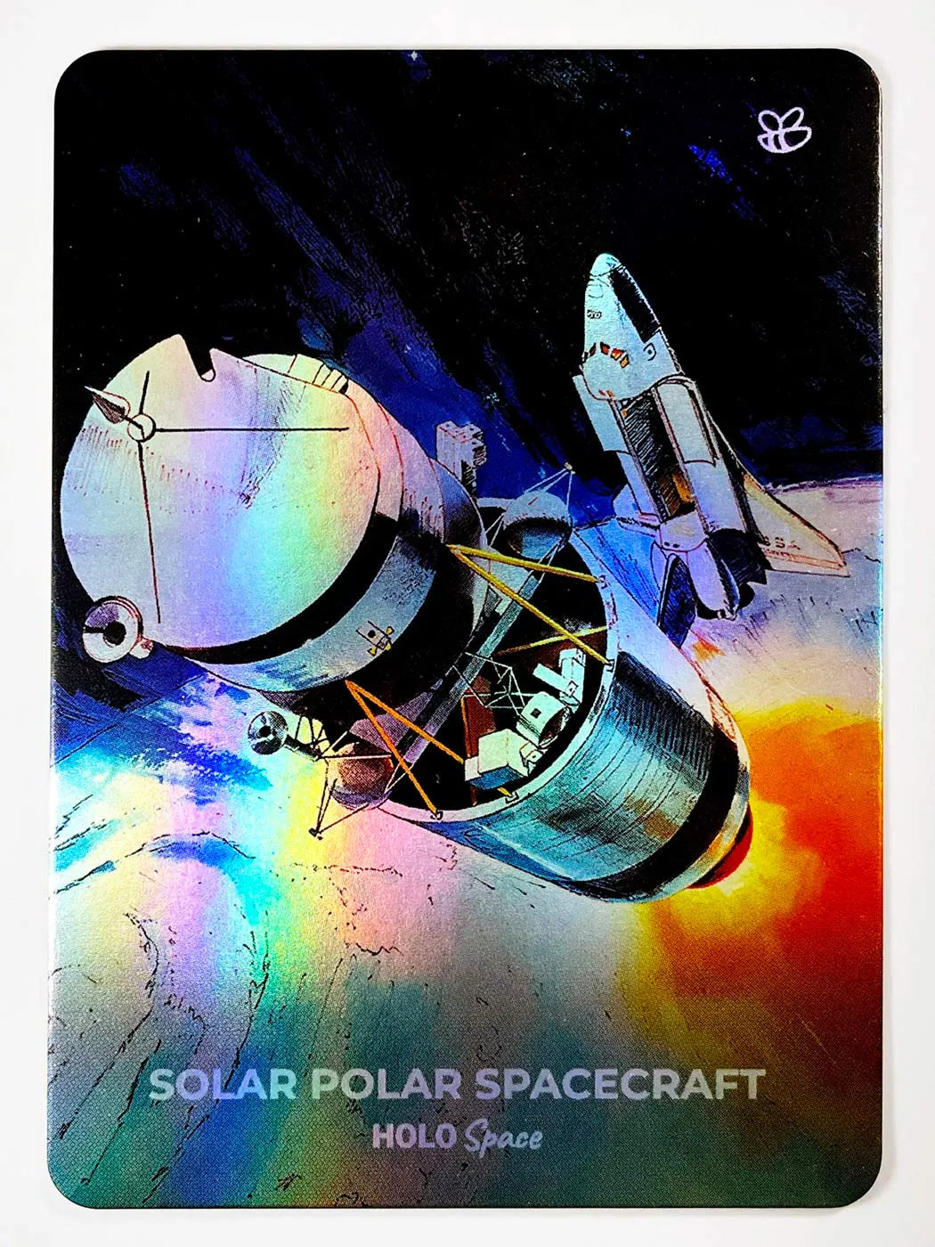 Solar Polar Spacecraft Card (NASA Concept) - 2023 GleeBeeCo Holo Space