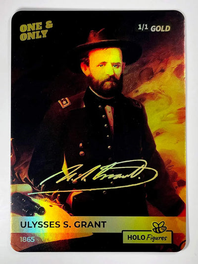 1/1 Ulysses S. Grant Holo Gold Signature Card - 2023 GleeBeeCo (One Made)