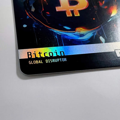 Bitcoin Global Disruptor Holographic Card - 2023 GleeBeeCo #BTGL