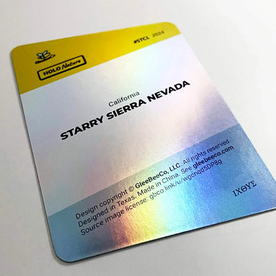 Starry Sierra Nevada Card - 2024 GleeBeeCo Holo Nature - California - #STCL